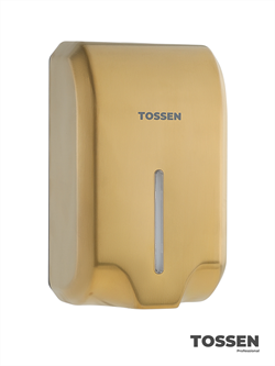 TOSSEN AL-7206 MS (Imperial Gold) - сенсорный диспенсер для мыла/дезинфицирующих средств (капля) - фото 23025