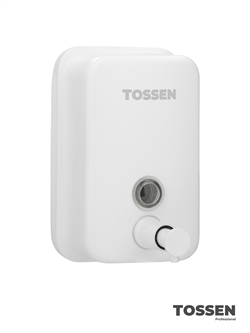TOSSEN MN-500 MW (Arctic White) - механический диспенсер жидкого мыла - фото 23736
