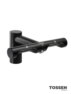 TOSSEN LS 1702 MB  - смеситель с сушилкой для рук (бесщеточный мотор) (коллекция "Матовый чёрный") - фото 23875