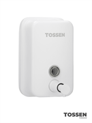 TOSSEN MN-500 MW - механический диспенсер жидкого мыла (коллекция "Белая сталь")