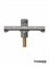 TOSSEN DH 1709 MM  - смеситель с сушилкой для рук (бесщеточный мотор) (коллекция "Благородный графит") - фото 24063