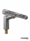 TOSSEN DH 1709 MM  - смеситель с сушилкой для рук (бесщеточный мотор) (коллекция "Благородный графит") - фото 24065